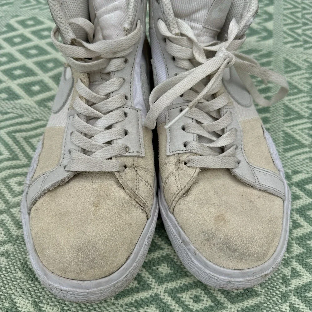 Size 7 -‎ Nike SB Zoom Blazer Mid PRM White Sail Shoes FB3262-100